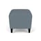 Lesro Siena Lounge Reception 1 Seat Bench, Black, RF Serene Upholstery SN1001 - alternate 3